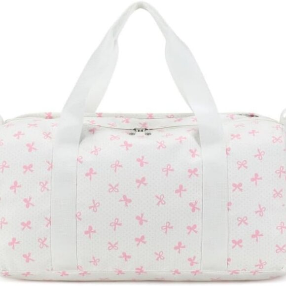Duffle Bag for Girls Kids Gym Sports Women Workout Travel Bag Weekender with Sho - Picture 2 of 9